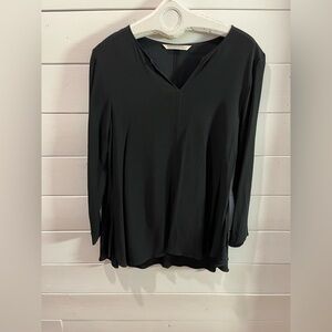 MAX VOLMÁRY – Black Flowing Blouse – Size 42